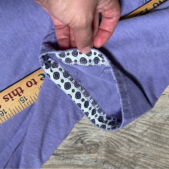 Classic Purple Polo Shirt with Short Sleeves - Picture 6 of 7